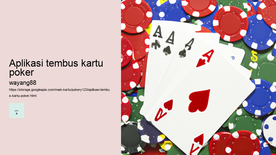 aplikasi tembus kartu poker