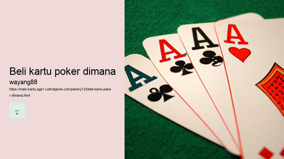 beli kartu poker dimana