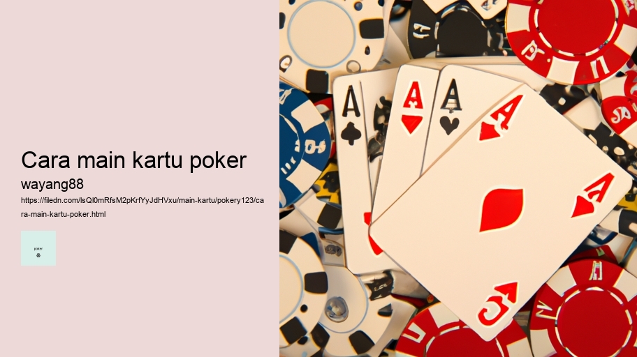 cara main kartu poker