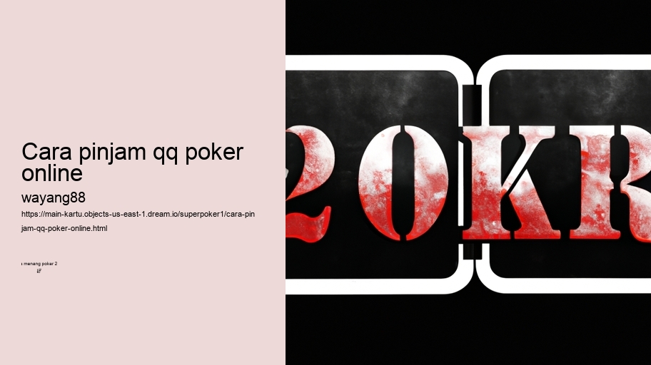 cara pinjam qq poker online